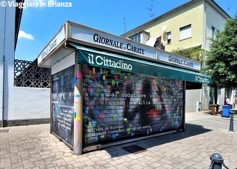 Arte urbana in Brianza, l'edicola di Biassono