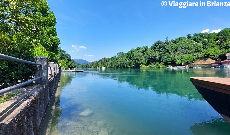 Il fiume Adda e il Traghetto di Leonardo