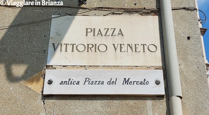 Centro storico di Meda, l'antica piazza del Mercato