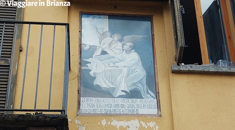 Centro storico di Meda, il dipinto di San Giovanni Oldrati