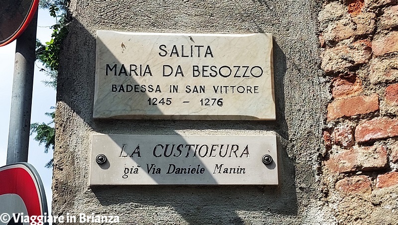 Centro storico di Meda, la Salita Maria da Besozzo