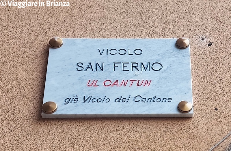 Vicolo San Fermo a Meda