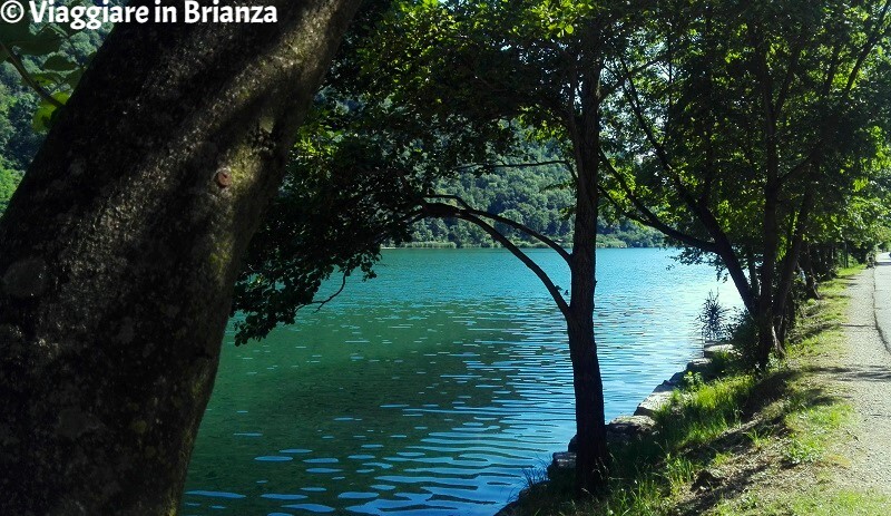 Panorama sul lago del Segrino