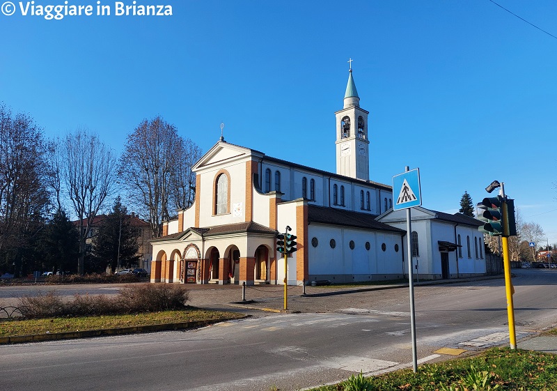 Cesano, la chiesa del Villaggio Snia