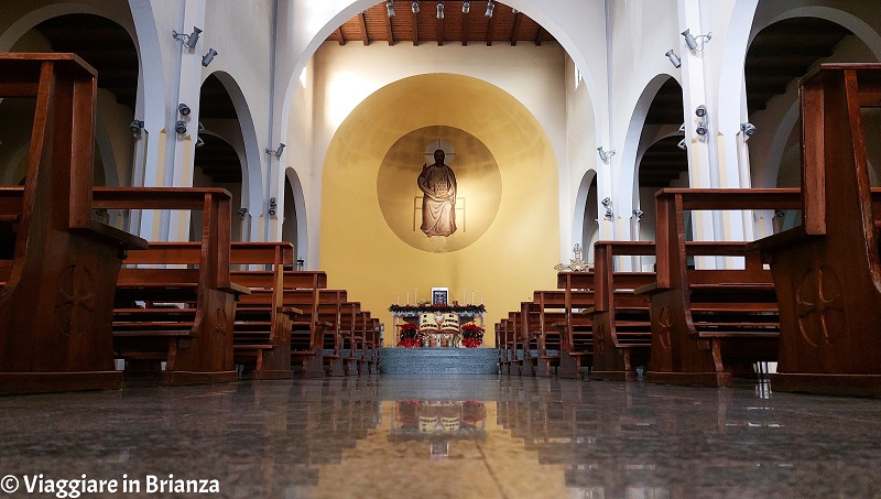 La chiesa del Villaggio Snia di Cesano